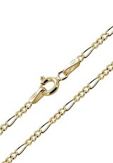 exquisite small gold figaro chain baby anklet 